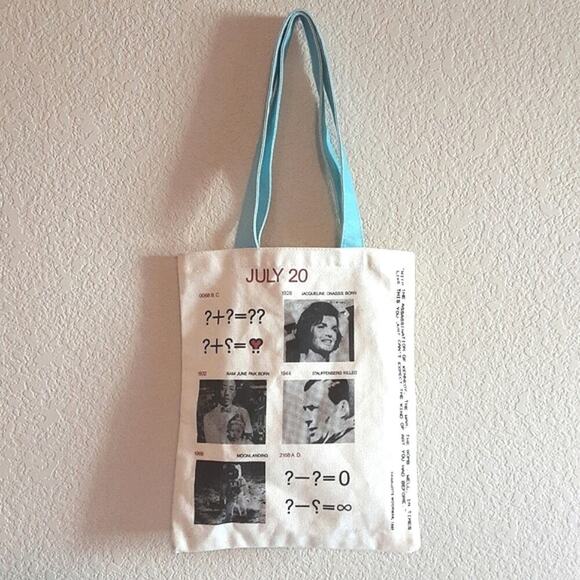 Nam June Paik 1985 The Future is Now Art Work The Gallery Store Artist Tote Bag - Picture 1 of 14